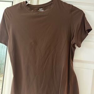 Skims brown short sleeve women's top